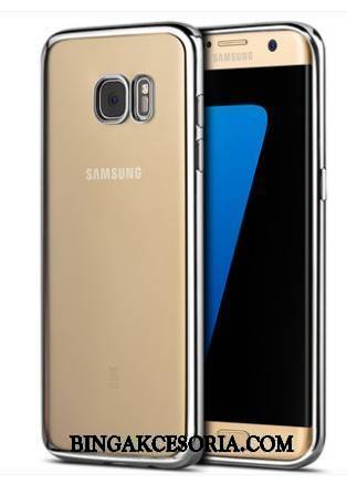 Samsung Galaxy S7 Edge Futerał Gwiazda Anti-fall Etui Na Telefon All Inclusive Ochraniacz Silikonowe Srebro