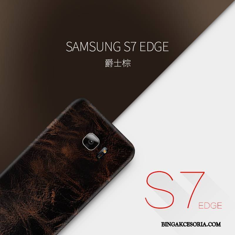 Samsung Galaxy S7 Edge Futerał Prawdziwa Skóra Ochraniacz Etui Na Telefon All Inclusive Czerwony Gwiazda Kreatywne