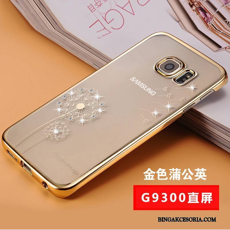 Samsung Galaxy S7 Futerał Etui Na Telefon Purpurowy Rhinestone Ochraniacz Cienkie Anti-fall Gwiazda