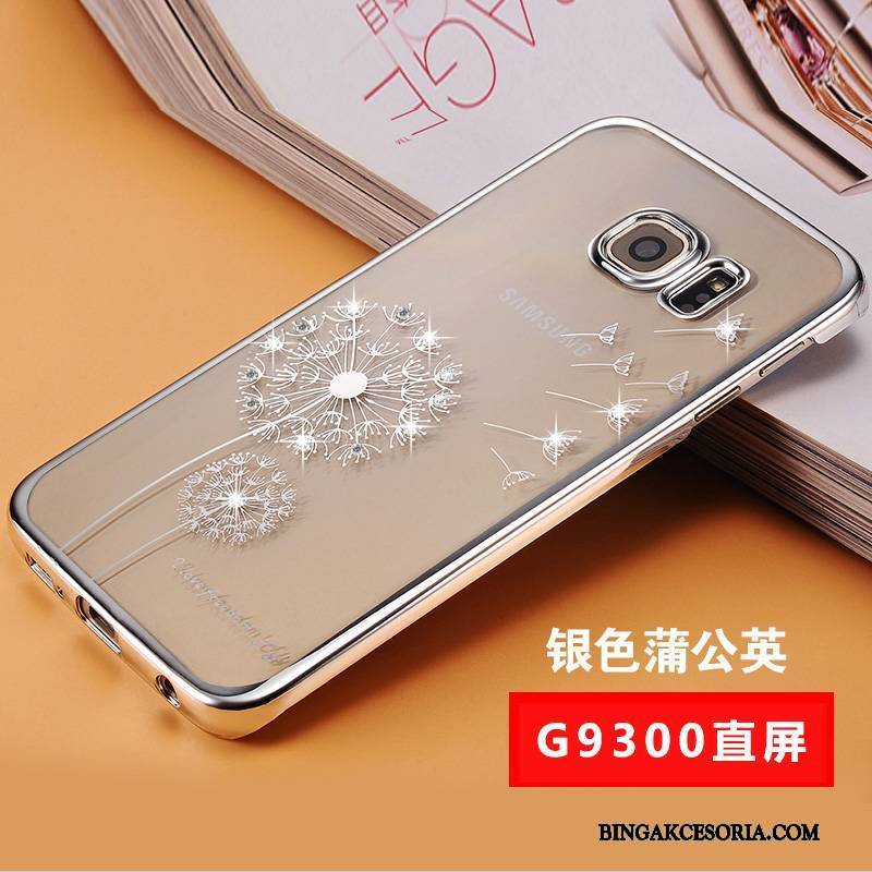 Samsung Galaxy S7 Futerał Etui Na Telefon Purpurowy Rhinestone Ochraniacz Cienkie Anti-fall Gwiazda