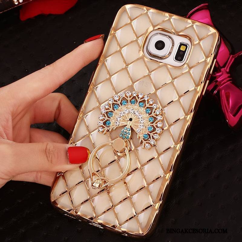 Samsung Galaxy S7 Futerał Silikonowe Rhinestone Cienkie Ring Gwiazda Etui Ochraniacz