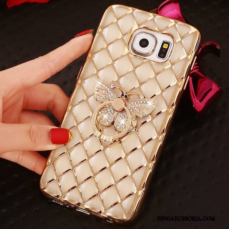 Samsung Galaxy S7 Futerał Silikonowe Rhinestone Cienkie Ring Gwiazda Etui Ochraniacz