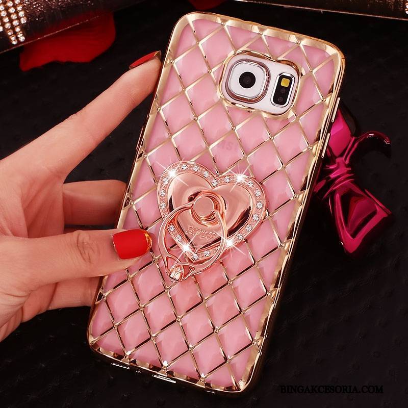 Samsung Galaxy S7 Futerał Silikonowe Rhinestone Cienkie Ring Gwiazda Etui Ochraniacz