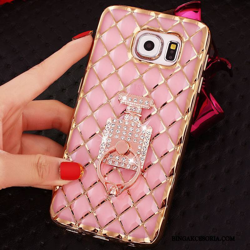 Samsung Galaxy S7 Futerał Silikonowe Rhinestone Cienkie Ring Gwiazda Etui Ochraniacz