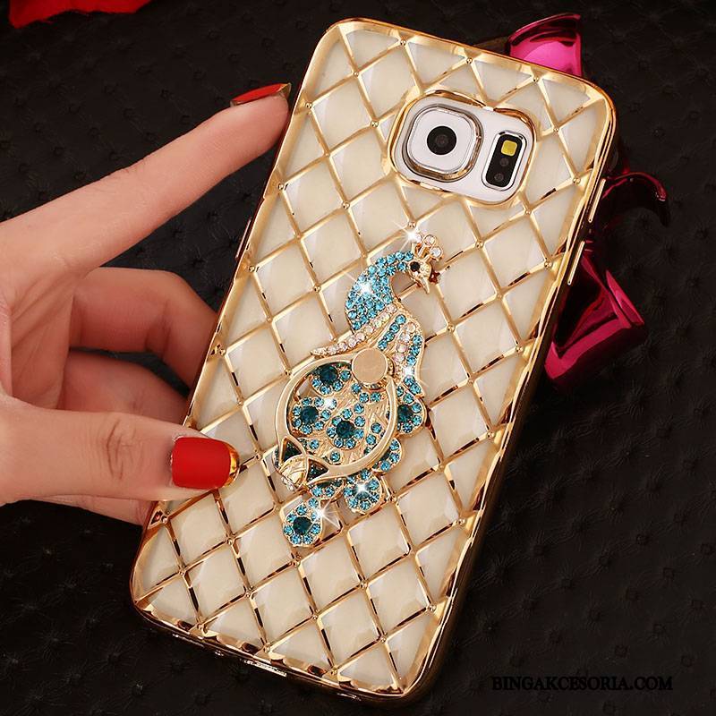 Samsung Galaxy S7 Futerał Silikonowe Rhinestone Cienkie Ring Gwiazda Etui Ochraniacz