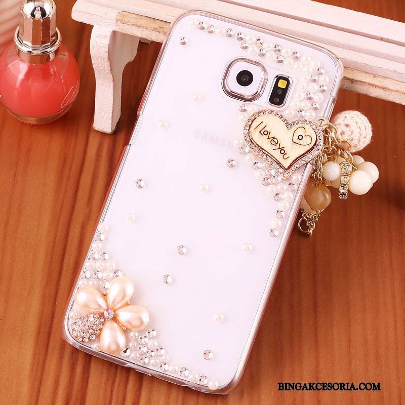 Samsung Galaxy S7 Gwiazda Futerał Ochraniacz Telefon Komórkowy Etui Anti-fall Rhinestone