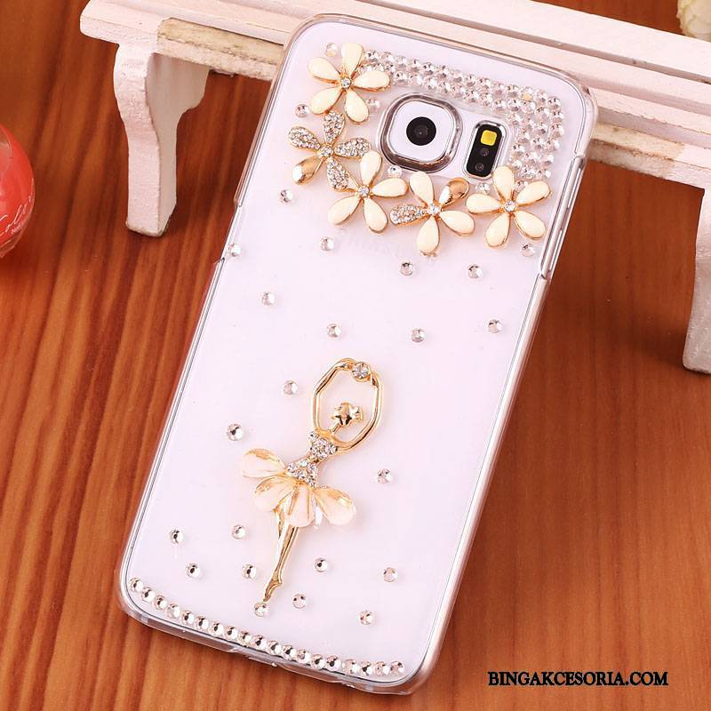 Samsung Galaxy S7 Gwiazda Futerał Ochraniacz Telefon Komórkowy Etui Anti-fall Rhinestone