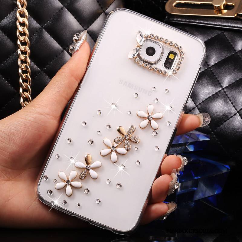 Samsung Galaxy S7 Rhinestone Etui Przezroczysty Gwiazda Telefon Komórkowy Anti-fall Futerał