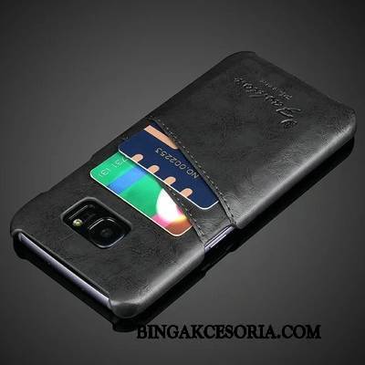 Samsung Galaxy S7 Tylna Pokrywa Telefon Komórkowy Etui Etui Na Telefon Prawdziwa Skóra Gwiazda Skórzany Futerał