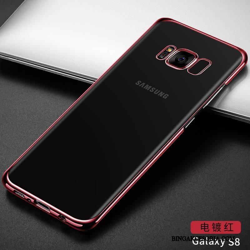 Samsung Galaxy S8+ Futerał Etui Tendencja Gwiazda Luksusowy Czerwony Cienka Anti-fall