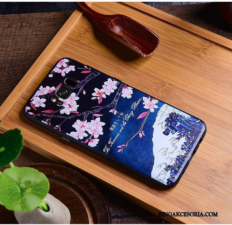 Samsung Galaxy S8+ Futerał Relief Kreatywne Vintage Gwiazda Chiński Styl Anti-fall All Inclusive