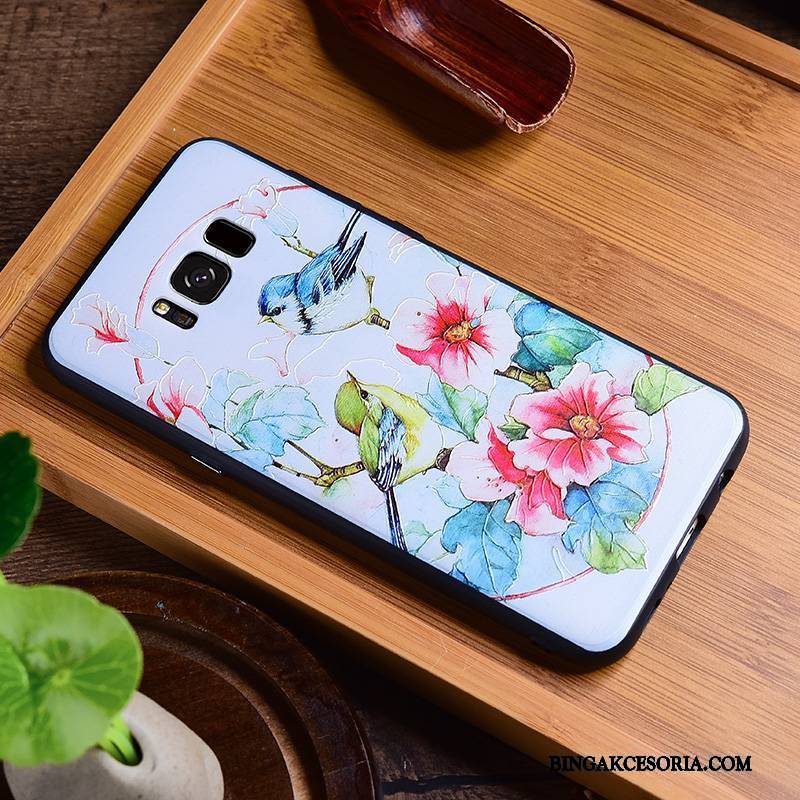 Samsung Galaxy S8+ Futerał Relief Kreatywne Vintage Gwiazda Chiński Styl Anti-fall All Inclusive