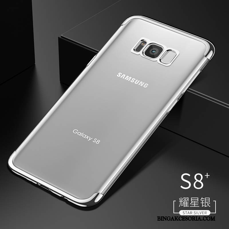 Samsung Galaxy S8+ Futerał Silikonowe Niebieski Cienkie Miękki Tendencja Etui Na Telefon All Inclusive