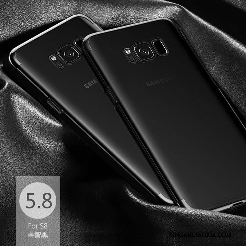 Samsung Galaxy S8 Zielony Przezroczysty Gwiazda Anti-fall Silikonowe Futerał Etui