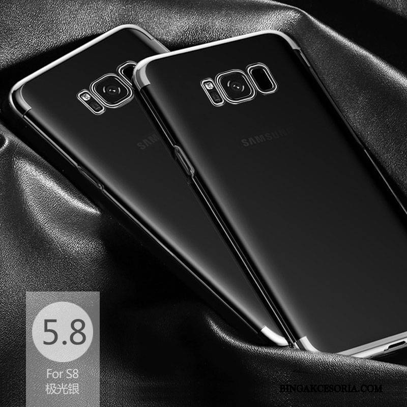 Samsung Galaxy S8 Zielony Przezroczysty Gwiazda Anti-fall Silikonowe Futerał Etui