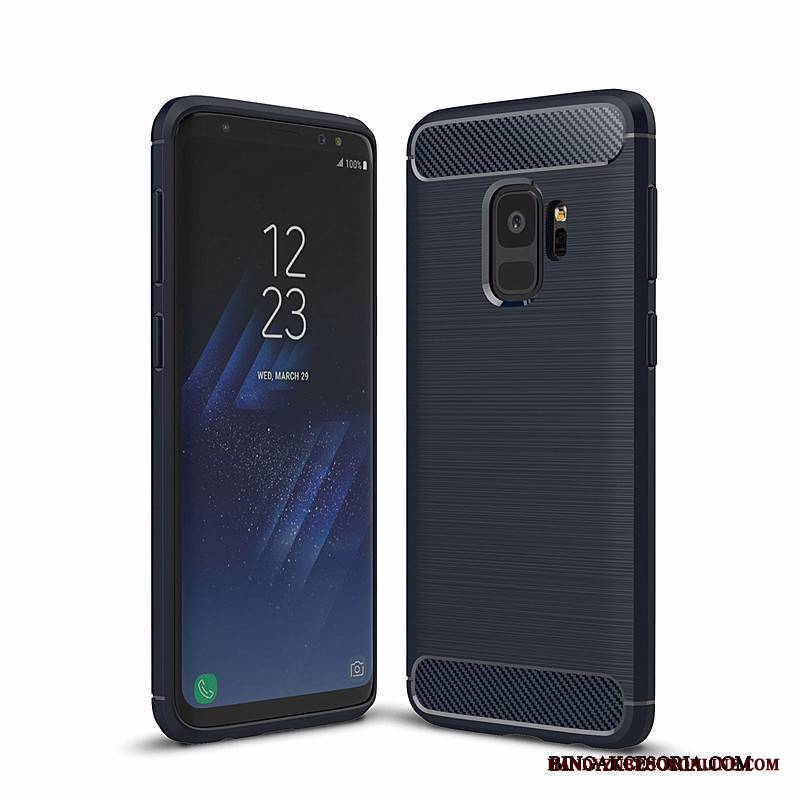 Samsung Galaxy S9 All Inclusive Etui Silikonowe Futerał Miękki Anti-fall Włókno