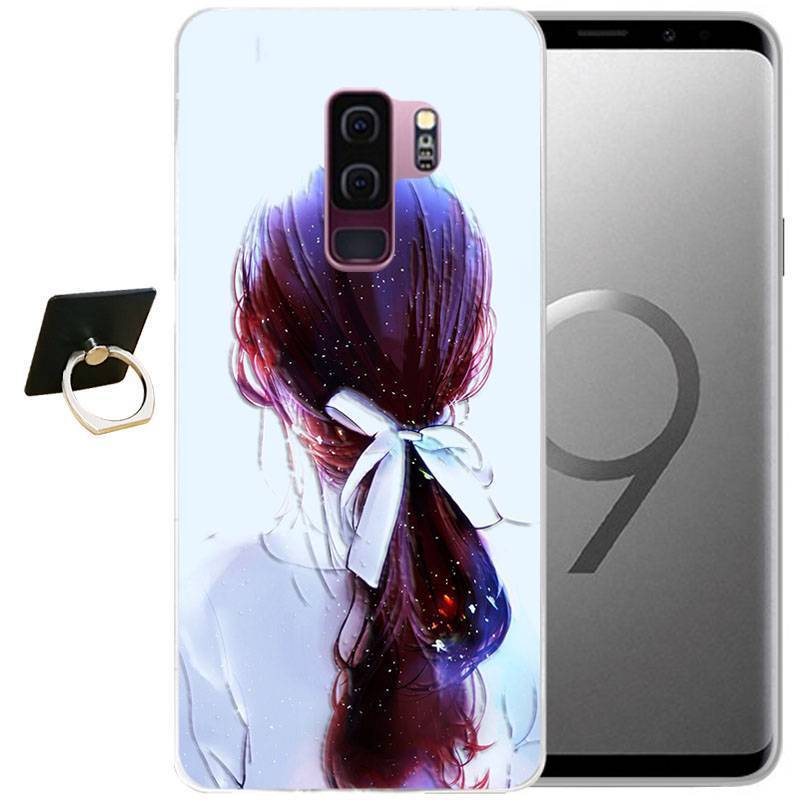 Samsung Galaxy S9 Etui Na Telefon Wiatr Futerał Niebieski All Inclusive Miękki Ochraniacz