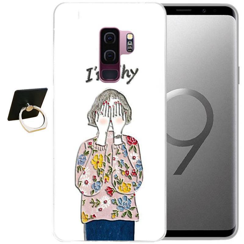 Samsung Galaxy S9 Etui Na Telefon Wiatr Futerał Niebieski All Inclusive Miękki Ochraniacz