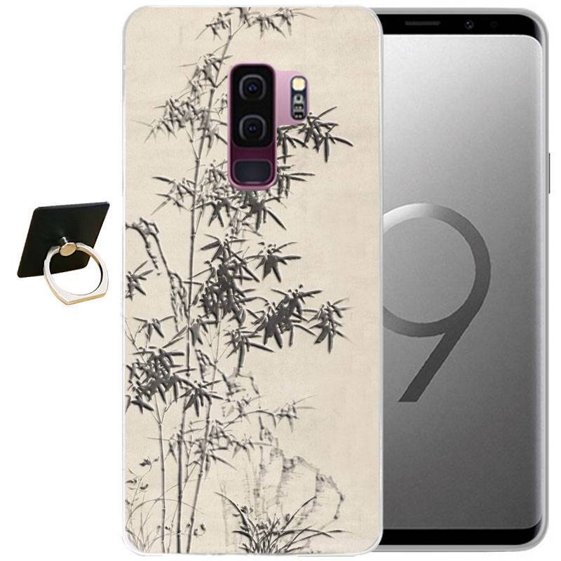 Samsung Galaxy S9 Etui Na Telefon Wiatr Futerał Niebieski All Inclusive Miękki Ochraniacz