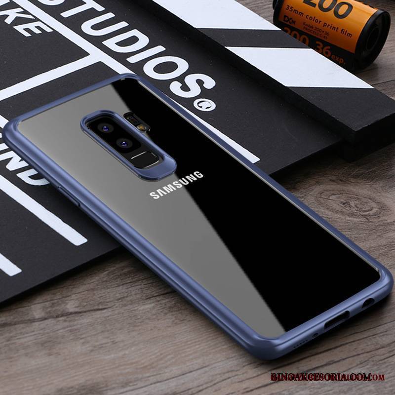 Samsung Galaxy S9+ Futerał All Inclusive Etui Na Telefon Niebieski Biznes Eleganckie Tendencja Gwiazda