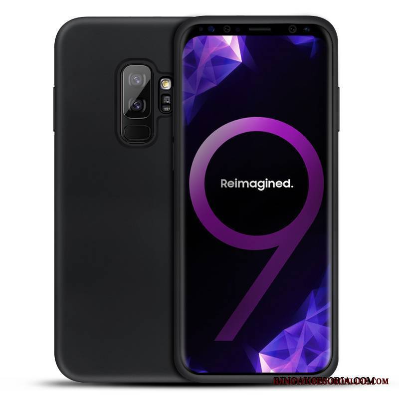 Samsung Galaxy S9+ Futerał Etui Gwiazda Ochraniacz Silikonowe Etui Na Telefon Anti-fall Czerwony