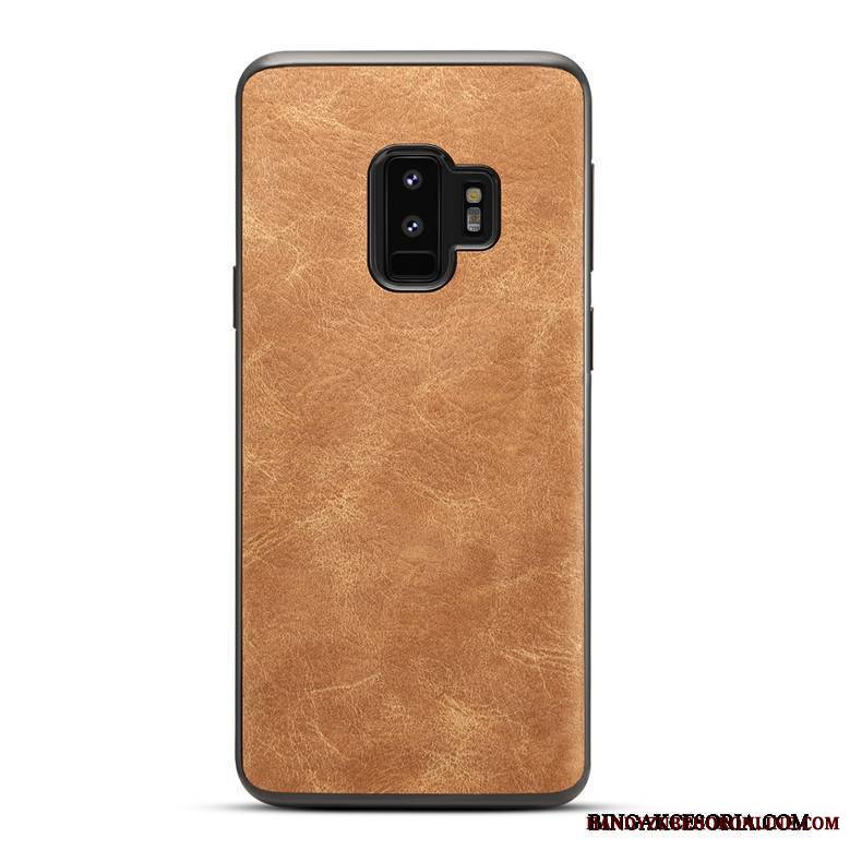 Samsung Galaxy S9 Futerał Etui Na Telefon Silikonowe Ochraniacz Vintage Skóra All Inclusive Wzór