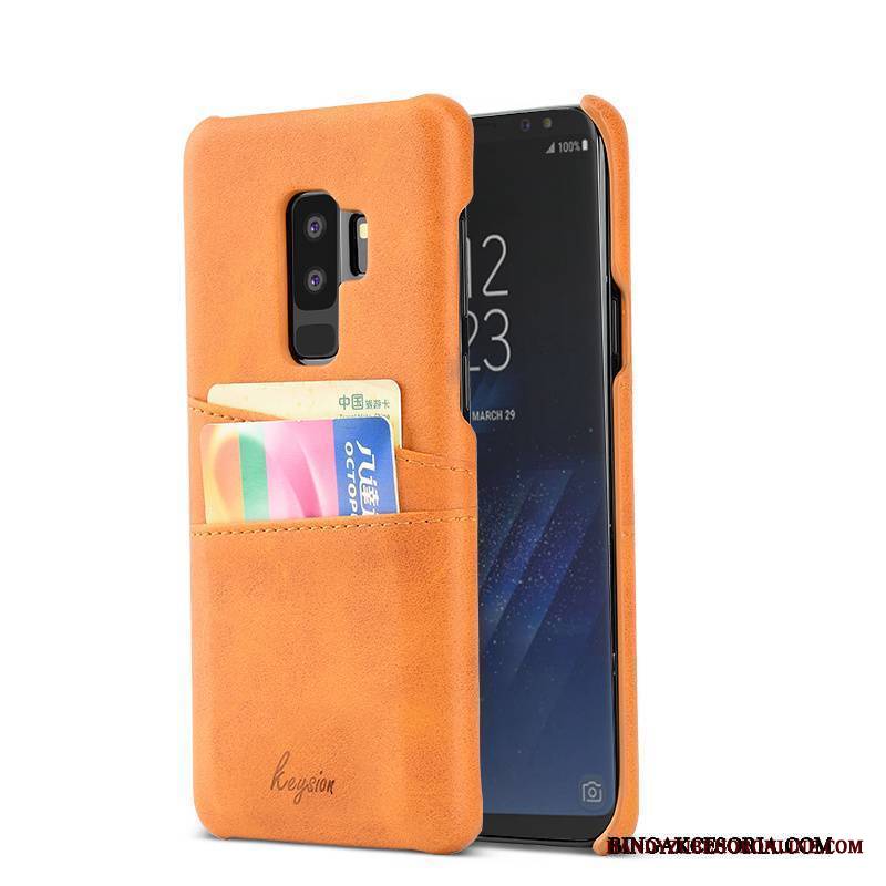 Samsung Galaxy S9+ Futerał Etui Nowy Etui Na Telefon Szary Moda Ochraniacz Skóra