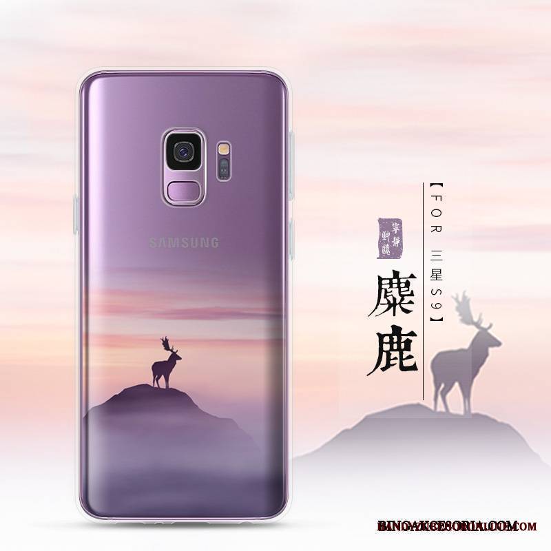 Samsung Galaxy S9 Futerał Kreatywne Sceneria Anti-fall Etui Gwiazda Przezroczysty Ochraniacz