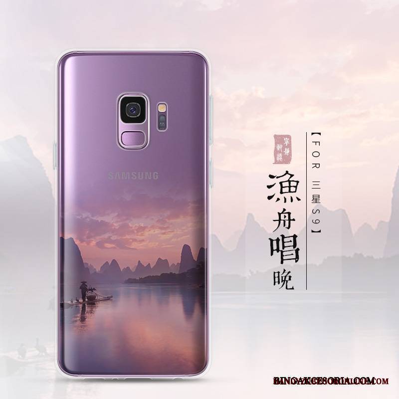 Samsung Galaxy S9 Futerał Kreatywne Sceneria Anti-fall Etui Gwiazda Przezroczysty Ochraniacz