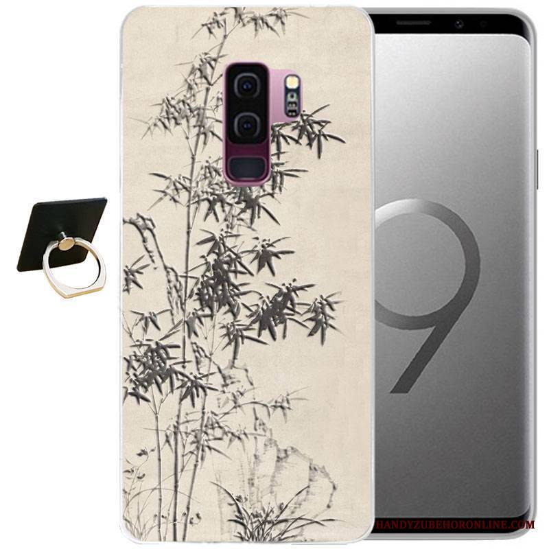 Samsung Galaxy S9+ Futerał Relief Kreskówka Etui Na Telefon Ochraniacz Różowe Gwiazda All Inclusive