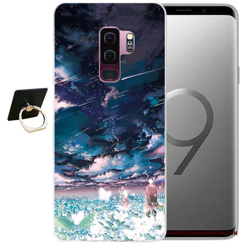 Samsung Galaxy S9+ Futerał Relief Kreskówka Etui Na Telefon Ochraniacz Różowe Gwiazda All Inclusive