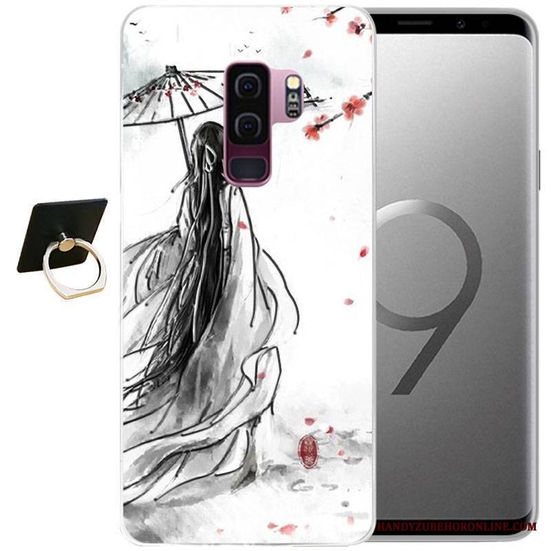 Samsung Galaxy S9+ Futerał Relief Kreskówka Etui Na Telefon Ochraniacz Różowe Gwiazda All Inclusive