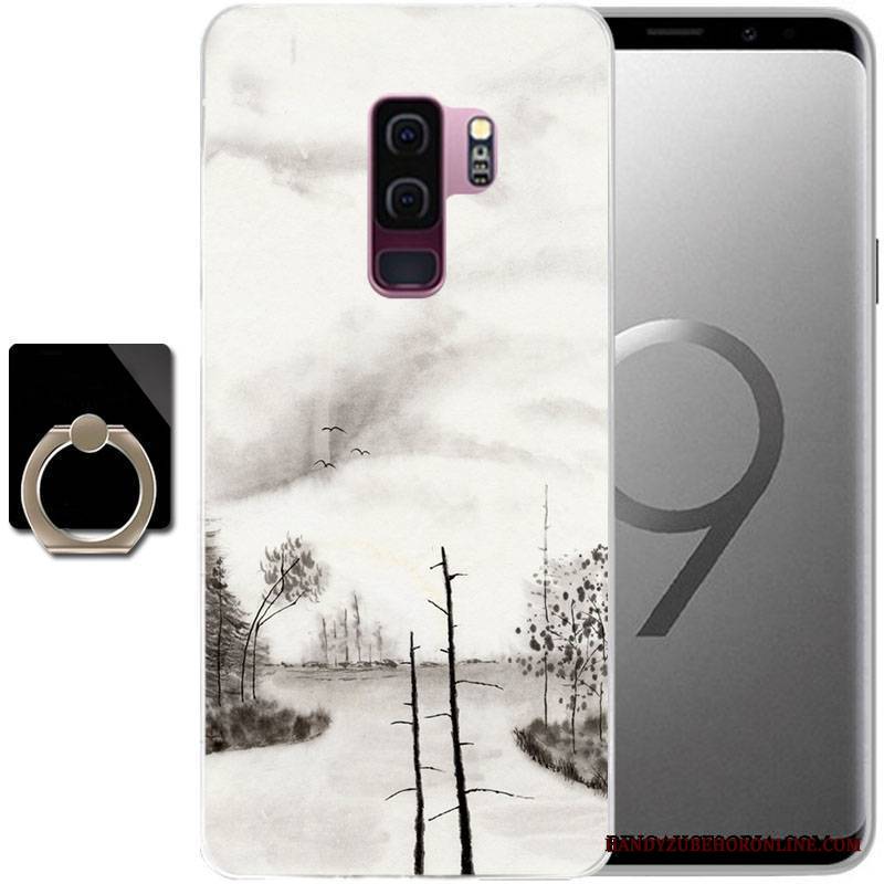 Samsung Galaxy S9+ Kolor Etui Purpurowy Futerał Ochraniacz Etui Na Telefon Anti-fall