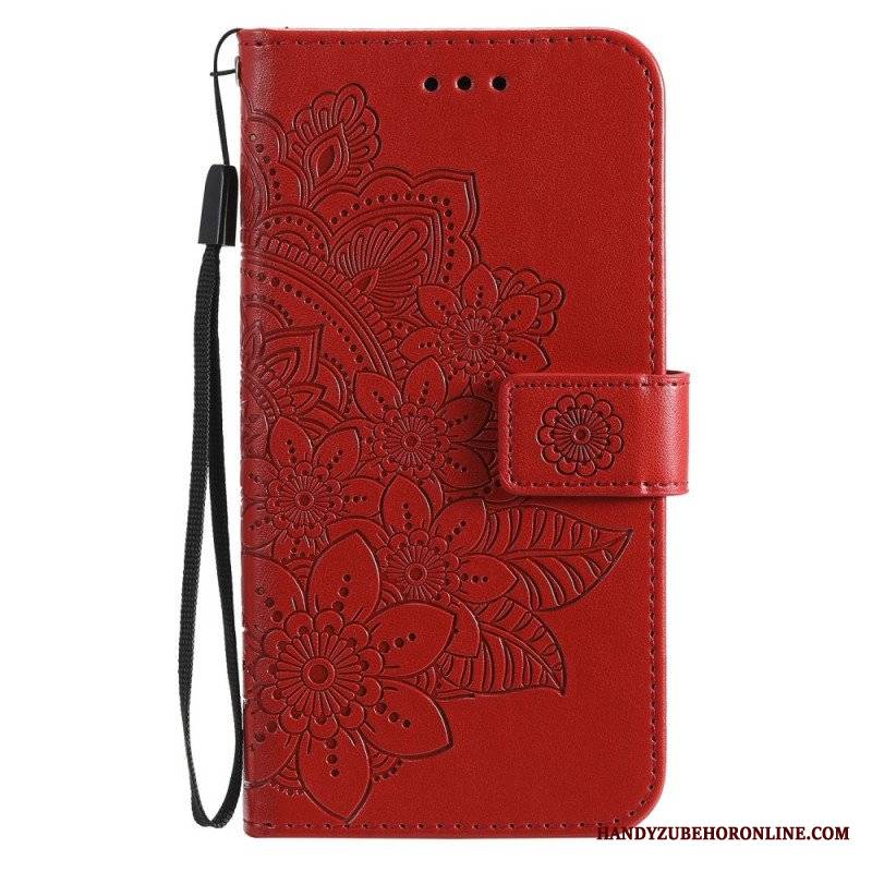 Skórzany Futerał do Xiaomi Redmi Note 10 Pro Mandala