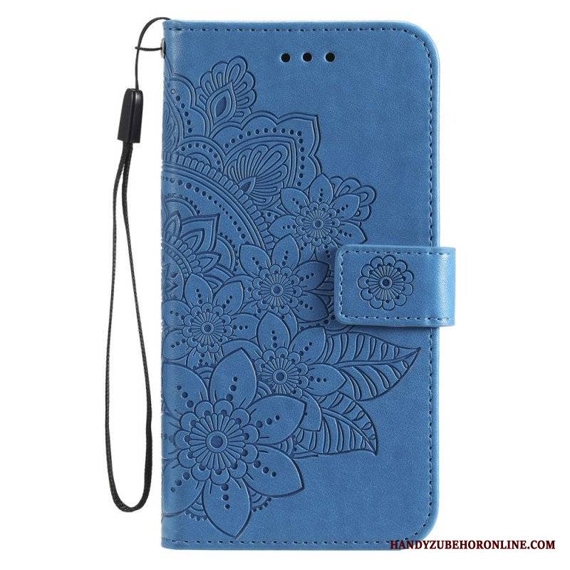 Skórzany Futerał do Xiaomi Redmi Note 10 Pro Mandala