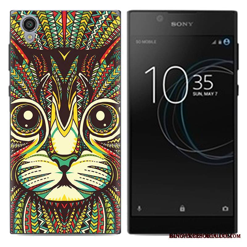 Sony Xperia L1 Futerał Cienkie Etui Na Telefon Pu Kreskówka Telefon Komórkowy Tendencja Miękki