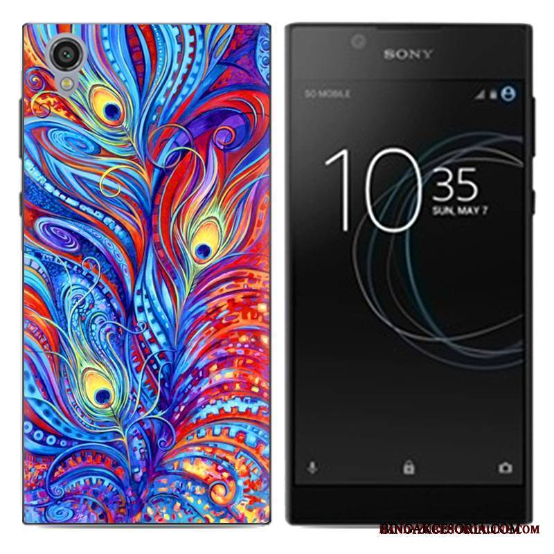 Sony Xperia L1 Futerał Cienkie Etui Na Telefon Pu Kreskówka Telefon Komórkowy Tendencja Miękki