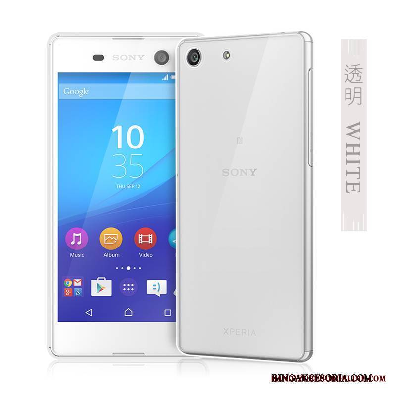 Sony Xperia M5 Dual Cienka Silikonowe Etui Na Telefon Futerał Niebieski Duży Ochraniacz