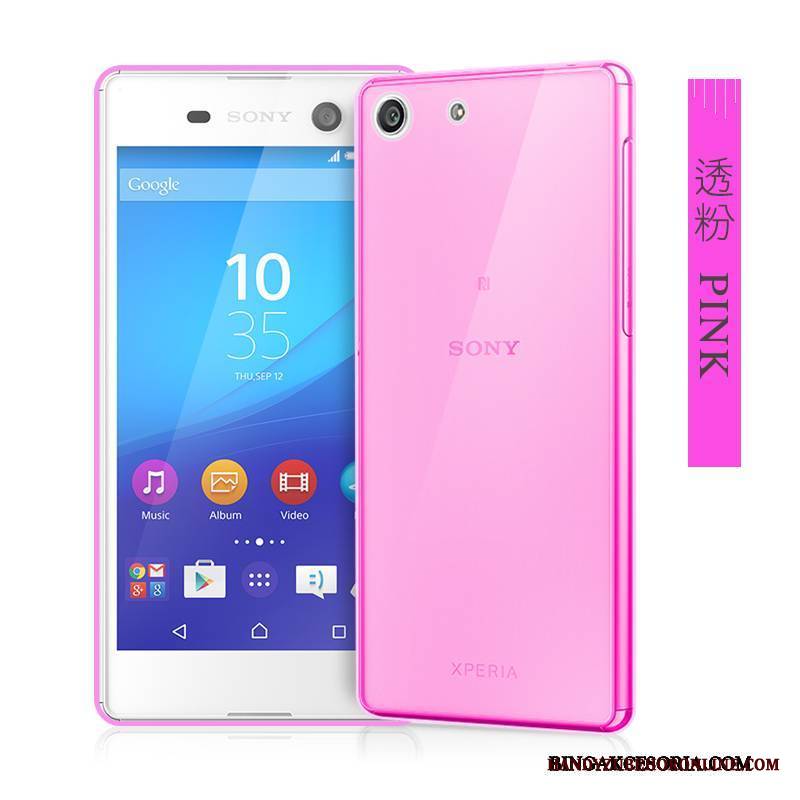 Sony Xperia M5 Dual Cienka Silikonowe Etui Na Telefon Futerał Niebieski Duży Ochraniacz