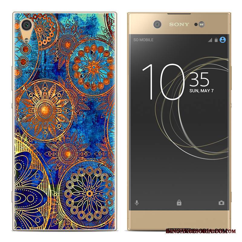 Sony Xperia Xa1 Plus Futerał Etui Silikonowe Miękki Telefon Komórkowy Kreatywne Czerwony