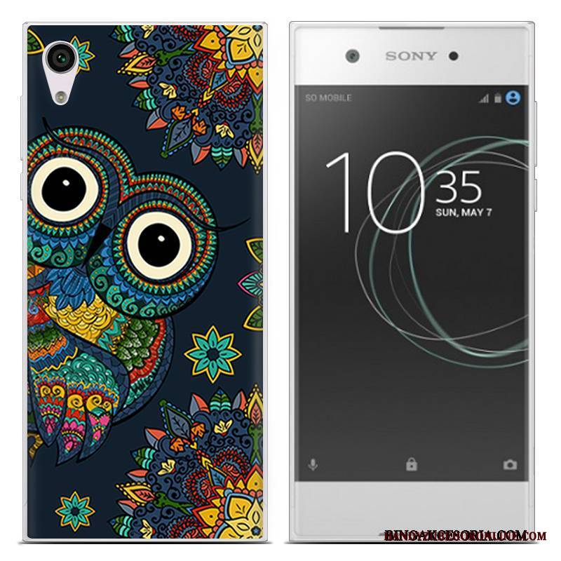 Sony Xperia Xa1 Ultra Futerał Telefon Komórkowy Etui Na Telefon Pu Cienkie Gwiazda Miesiąc Miękki