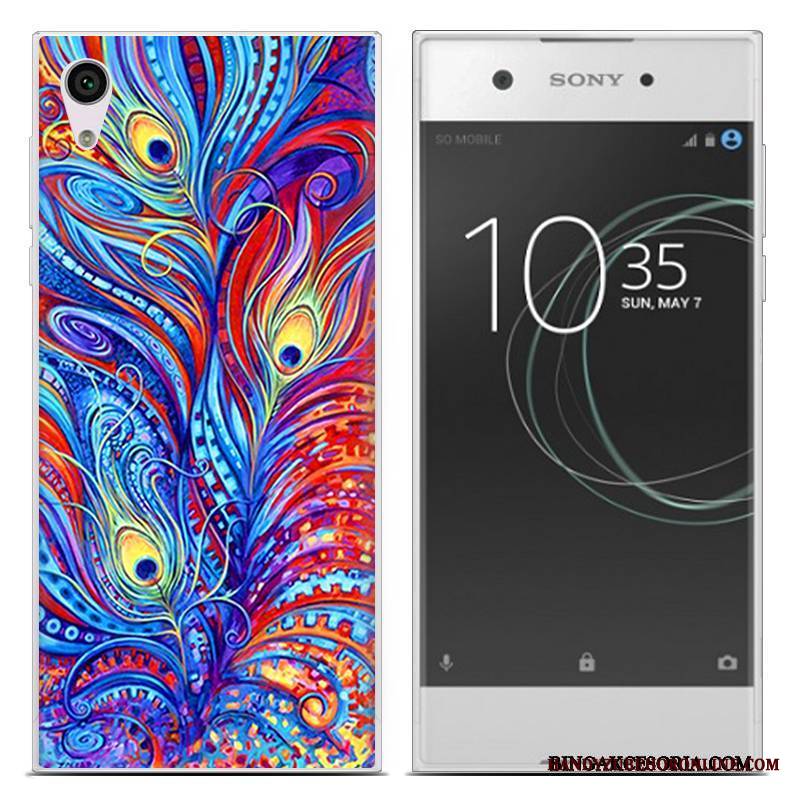 Sony Xperia Xa1 Ultra Futerał Telefon Komórkowy Etui Na Telefon Pu Cienkie Gwiazda Miesiąc Miękki