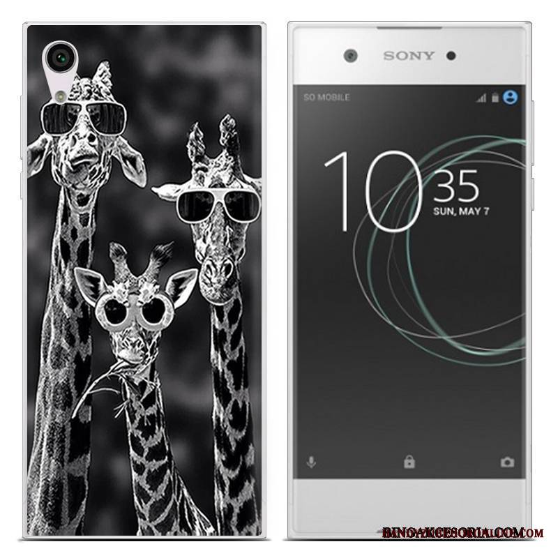 Sony Xperia Xa1 Ultra Futerał Telefon Komórkowy Etui Na Telefon Pu Cienkie Gwiazda Miesiąc Miękki