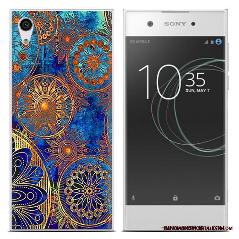 Sony Xperia Xa1 Ultra Futerał Telefon Komórkowy Etui Na Telefon Pu Cienkie Gwiazda Miesiąc Miękki