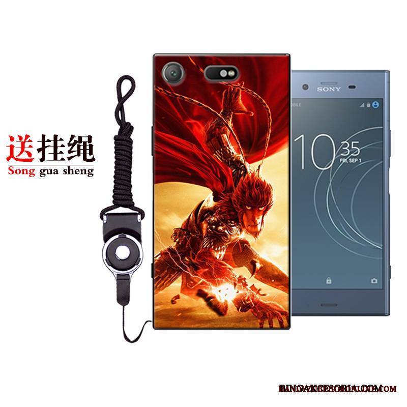 Sony Xperia Xz1 Compact Futerał Ochraniacz Etui Kreskówka All Inclusive Etui Na Telefon Czerwony Tendencja