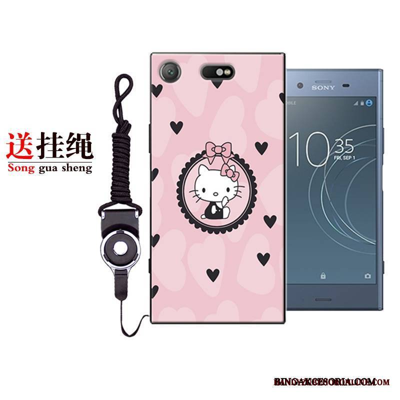 Sony Xperia Xz1 Compact Futerał Ochraniacz Etui Kreskówka All Inclusive Etui Na Telefon Czerwony Tendencja