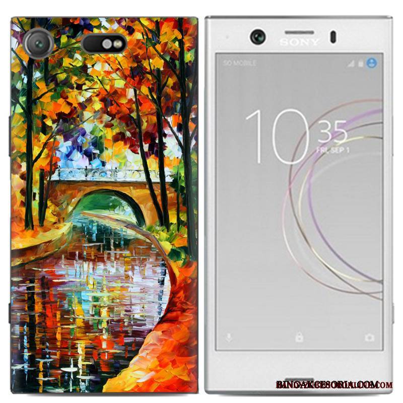 Sony Xperia Xz1 Compact Futerał Tendencja Anti-fall Kolor Osobowość Kreskówka Telefon Komórkowy Etui