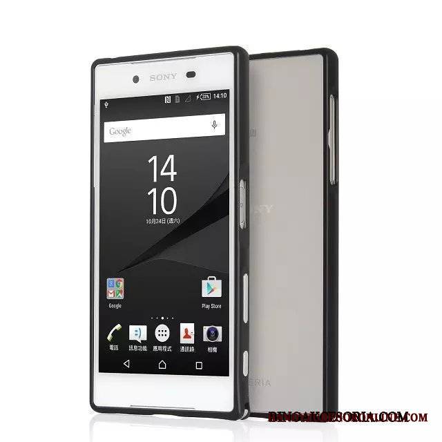 Sony Xperia Z5 Zielony Etui Na Telefon Telefon Komórkowy Granica Futerał Metal Ochraniacz