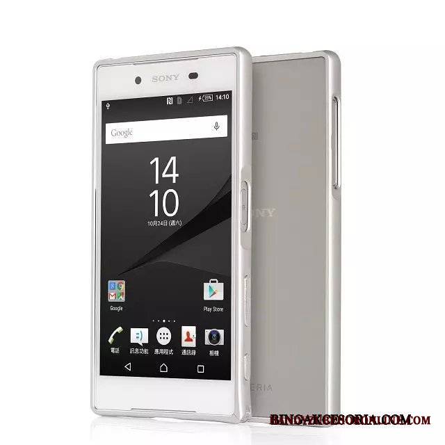 Sony Xperia Z5 Zielony Etui Na Telefon Telefon Komórkowy Granica Futerał Metal Ochraniacz