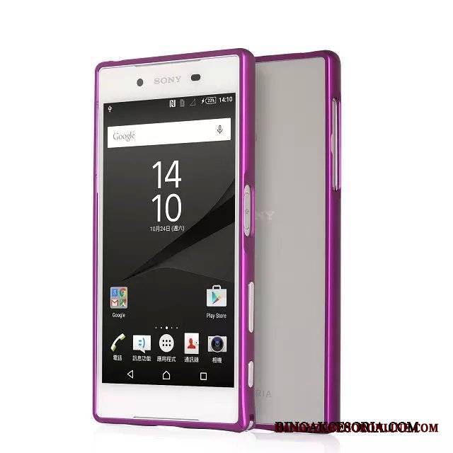 Sony Xperia Z5 Zielony Etui Na Telefon Telefon Komórkowy Granica Futerał Metal Ochraniacz